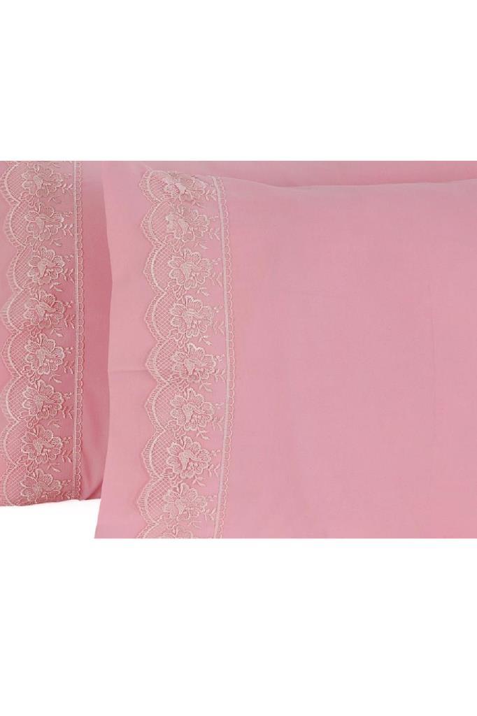 Lalezar 2 Stück Kissenbezug Puder