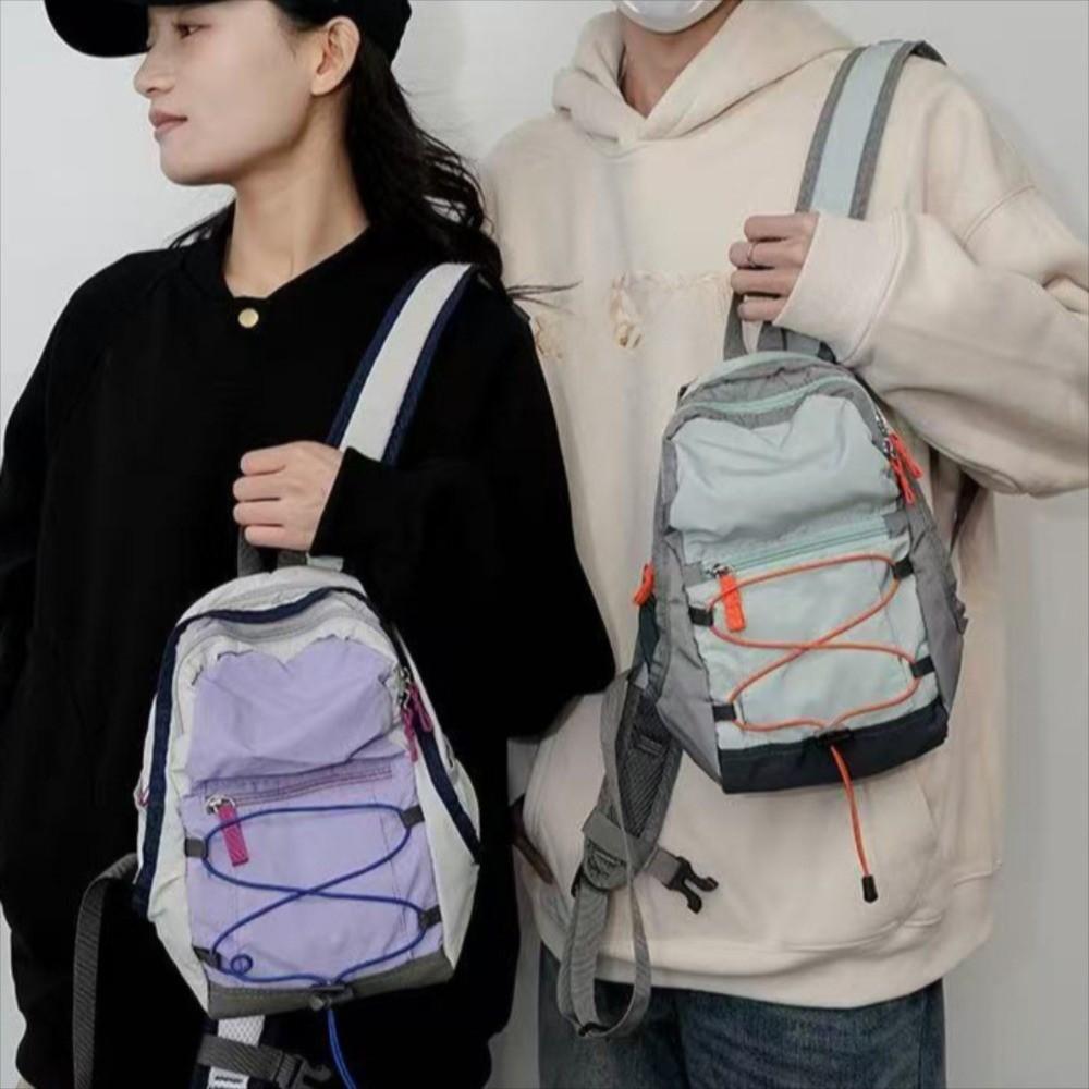 Drawstring Outdoor Mountain Bag Large Capacity Climb Bag Casual Lightweight Nylon Bag  Men