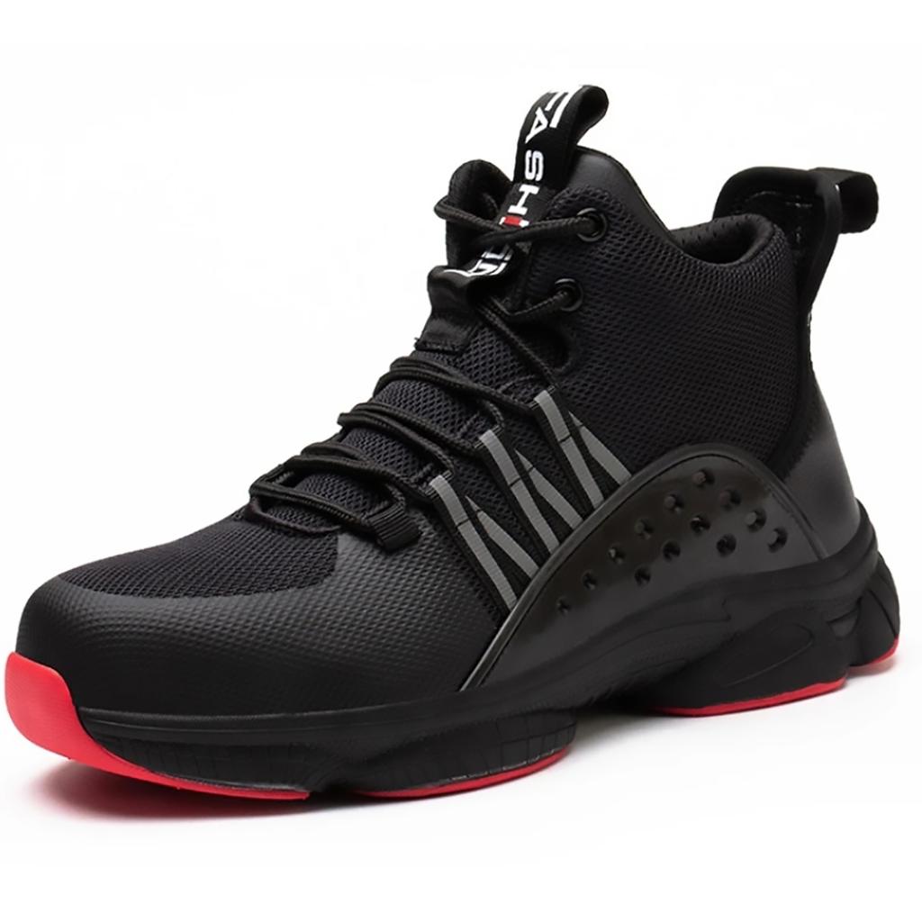 Men Work Boots Indestructible Safety Shoes Men Steel Toe Shoes Puncture-Proof Work Sneakers for Men Durable Footwear