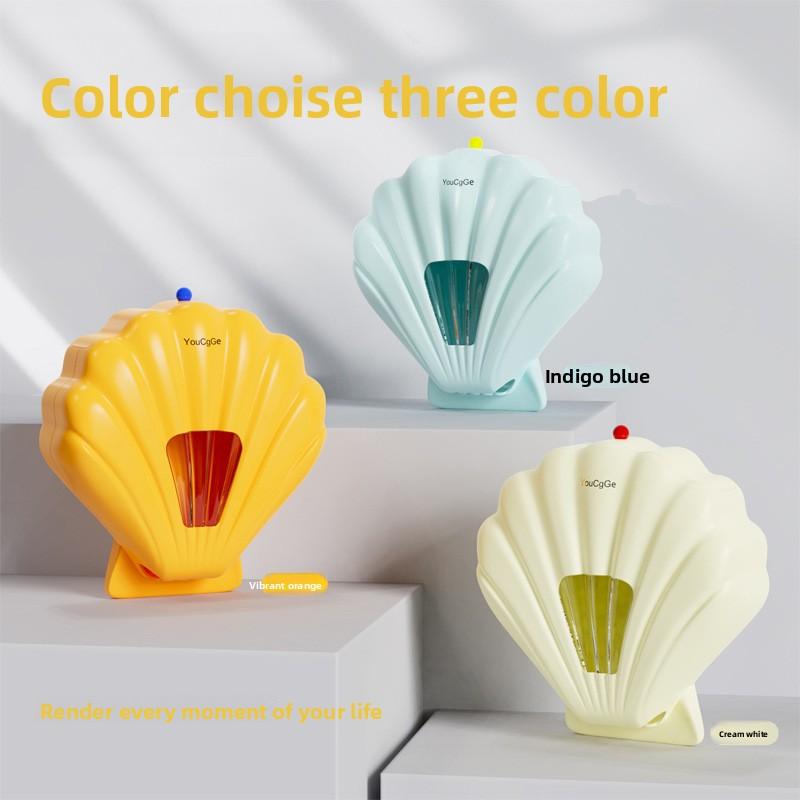 1PCS New Shell Fresh-keeping Storage Box Kitchen Wall-mounted Storage Box Creative Punch-free Kitchen Storage Rack