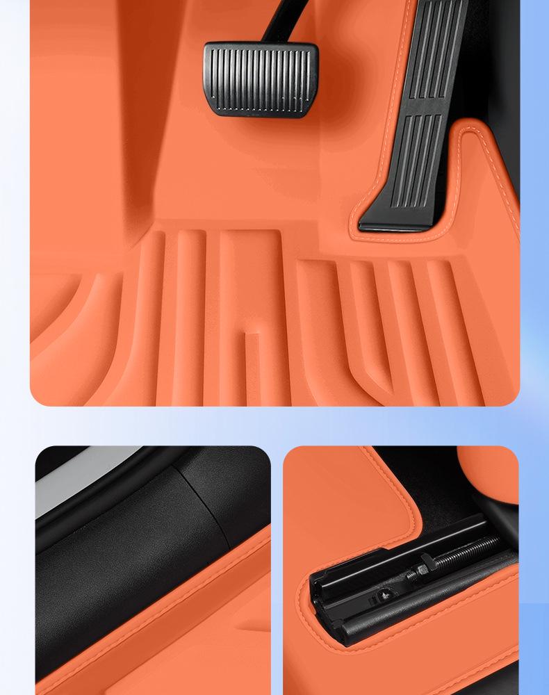 Waterproof, Dustproof Anti-Slip Double-Layer Floor Mats for AITO M5 - Eco-Friendly Car Interior Pedal Accessories
