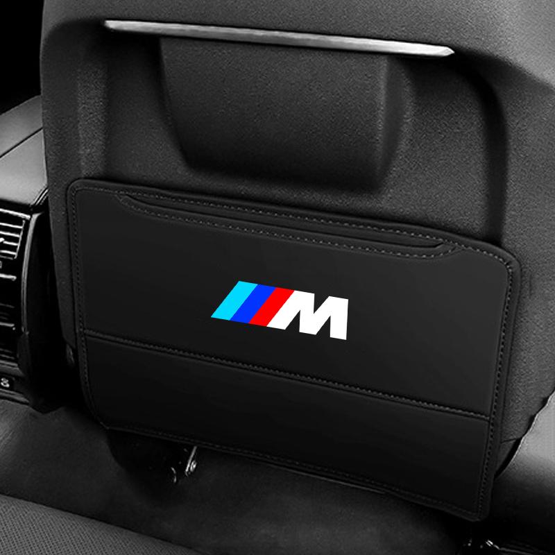 High Quality Car Seat Back Protector Leather Cover Prevent Dirty Anti Kick Pad For M Performance BMW F20 F40 F22 F30 E90 F32 F10 msbr98