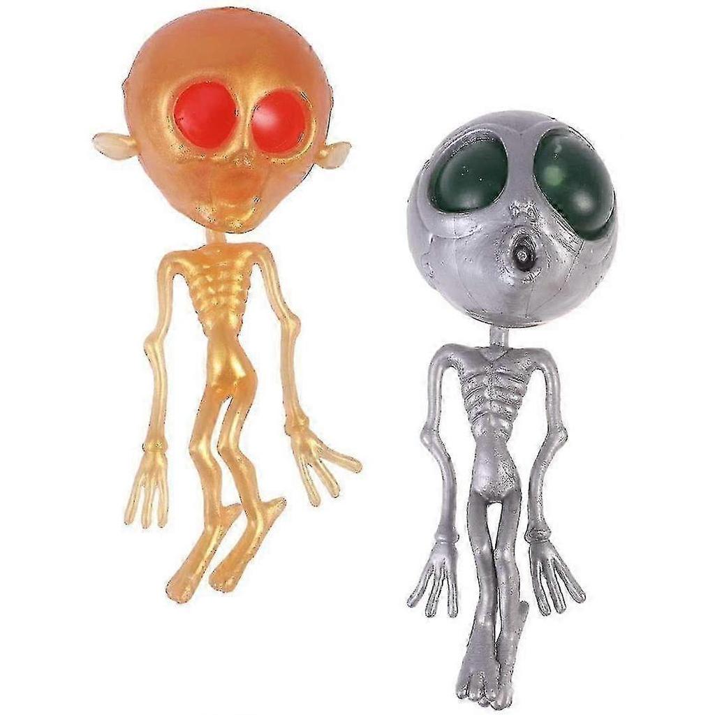 26-27 Halloween Soft Glue Stress Relief Toys Halloween Themed Alien Ghost Squeeze Toys Party Games F