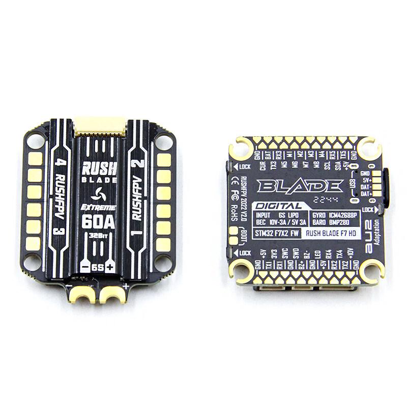 

RUSHFPV F722 BLADE V2 FPV Flight Stack with 60A ESC