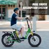 Vitilan U3 Electric Bike 750W Motor 48V 13AH Battery 20*4.0-inch Tires 45km/h Max Speed 65km Max Range Mechanical Disc Brake