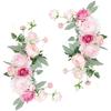 Artificial Flower Swag Floral Swag Backdrop Fake Peony Hanging Wedding Arch Flowers for Table Wedding Wall Reception Decor