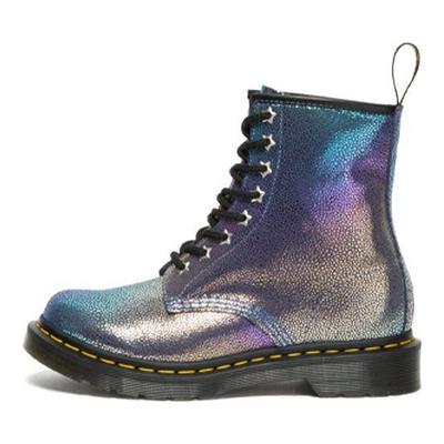 1460 Rainbow Ray Suede Stivaletti Corti Durevoli Impermeabili Stivali da Donna Viola 26963500