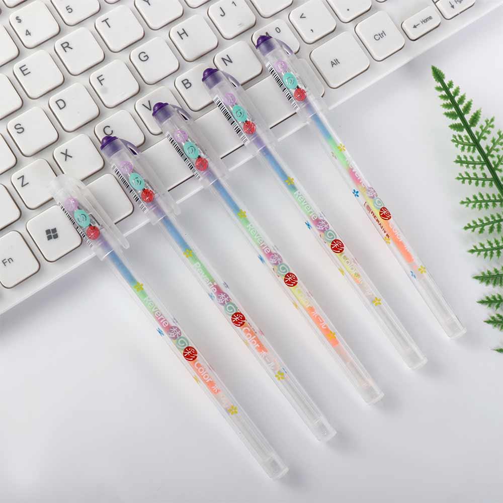 

Hand Account Gradient Color Gel Pen Writing Drawing Pen Keypoints Marker Rainbow Neutral Pen