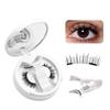 Reusable Magnetic Lashes Natural Look Magnetic Eyelashes No Glue Needed False Eyelashes Magnetic Lashes Kit with Applicator
