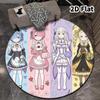 Re Zero Round Area Rug Carpet Rug For Living Room Bedroom Sofa Playroom Decor Nonslip Floor Mat