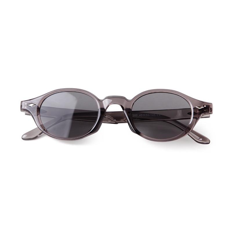 Vintage Rivet Tortoiseshell Blue Sunglasses Women Men Brand Designer Fashion Retro Narrow Small Oval Sun Glasses UV