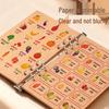 Multi-Size DIY Photo Album Binder with Black Card Pages
