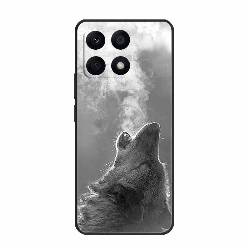Für Xiaomi 14T Pro Hülle 14 T Pro Handyhülle Löwe Wolf Schwarz Silikon Weiche Rückseite Hüllen Für Xiaomi 14T Pro Hülle 14TPro Funda