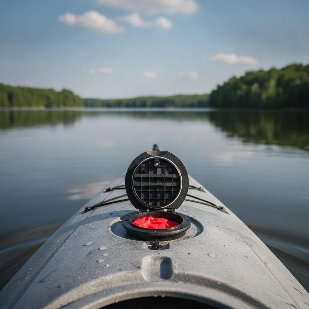 Round Kayak Inspection Hatch Cover Waterproof Sealing Lid Easy to Install