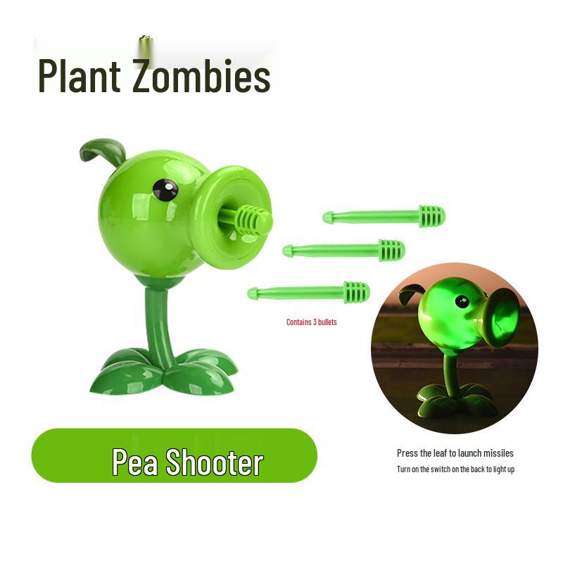 Plants Vs. Zombies Toy Set: Bewitching Mushroom, Fish Hook, Grassland Mine, Flaming Tree, Poison Pea