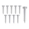 10 Pieces Garden Bed Corner Brackets with Screws Serrated Lumber Bracket HeavyDuty