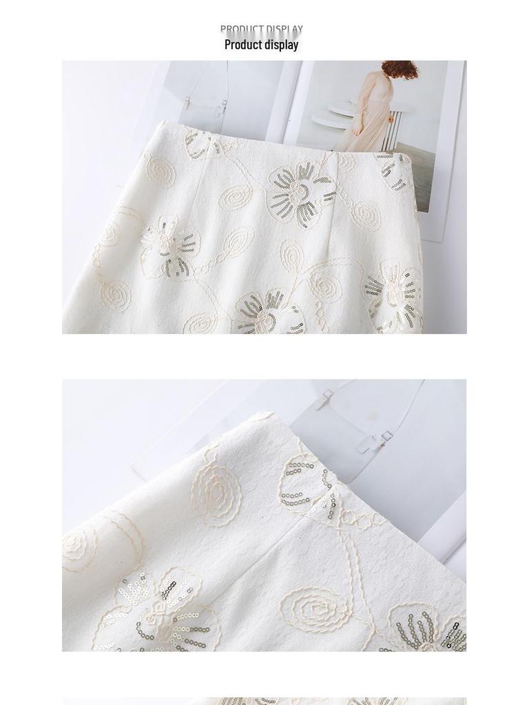 Elegantes chinesisches Stickrock für Damen - Frühling/Herbst 2026 Kollektion