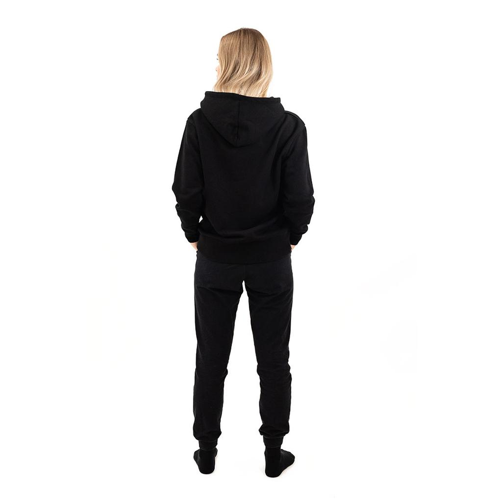 Czarna Bluza Oversized Z Modnym Motywem Okularów, Stylowa I Wygodna, S