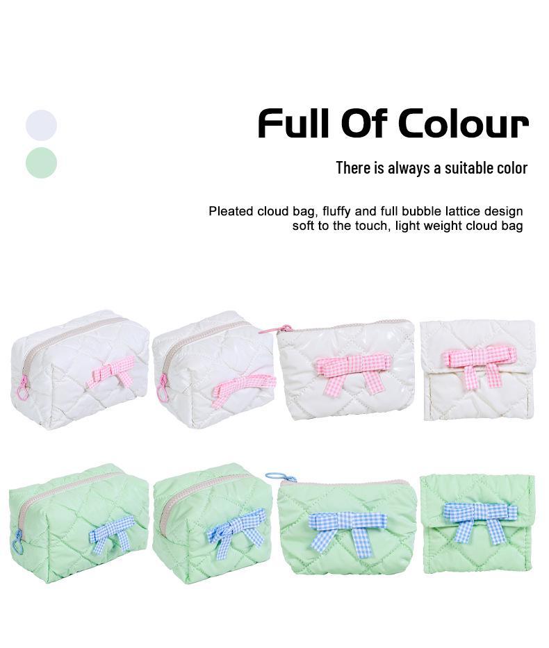 Compact Waterproof Makeup Bag - Stylish Coin & Earphone Pouch for Women