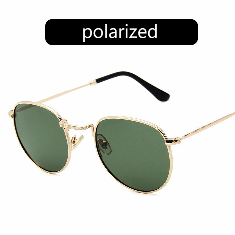 Luxury Vintage Round Sunglasses Women Designer Fashion Mirror UV400 Sun Glasses For Lady Eyewear Female Brand