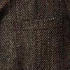 Harris Tweed 70-talls vintage skreddersydd jakke Brun Dame Brukt