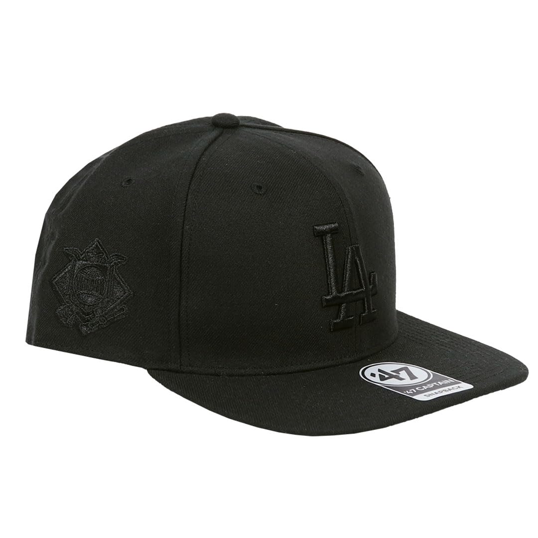 

Seven 47 Cap Captain Hat Snapback SURE SHOT CAPTAIN Major League Los Angeles Dodgers All Black [Forty Brand] Мужская Женская