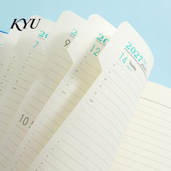 Academic Planner for Students 2027 with Monthly And Annual Schedule, A5 Thick Ink-proof Paper Daily Agenda Notebook, Durable PU Leather Cover