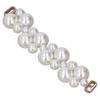 10pcs Pearl Bag Chain with Metal Clasp Polishing Process Exquisite Pearl Chain Strap for Cell Phone