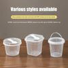 10Pcs With Spoon Transparent Cup Transparent Yogurt Cup New Pudding Cup  For Dessert Ice Cream