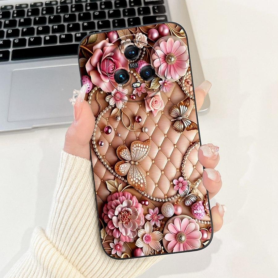 For Honor Magic5 Pro Case Magic 5Pro Luxury Painted Proective Cover Soft Silicone Phone Case For Honor Magic 5 Pro Fundas