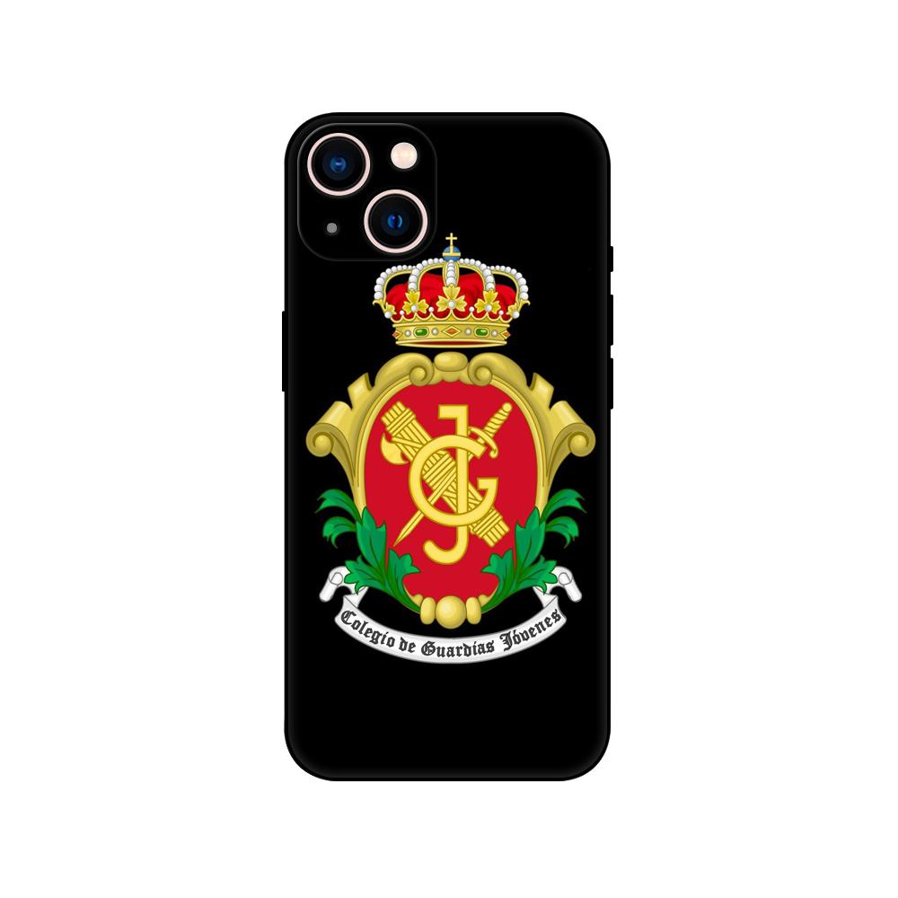 Spanische Guard Civil Emblem-Telefonhülle für iPhone 14 2020se 6 6s 7 8 Plus X 10 XR XS 11 12 13 Mini Pro MAX schwarze TPU-Rückseite