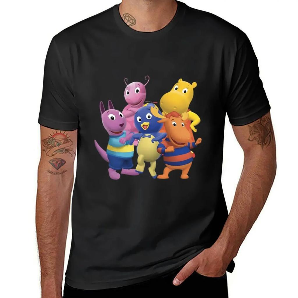 Maglietta Backyardigans per un ragazzo magliette personalizzate ragazzi vestiti con stampa animale per uomo