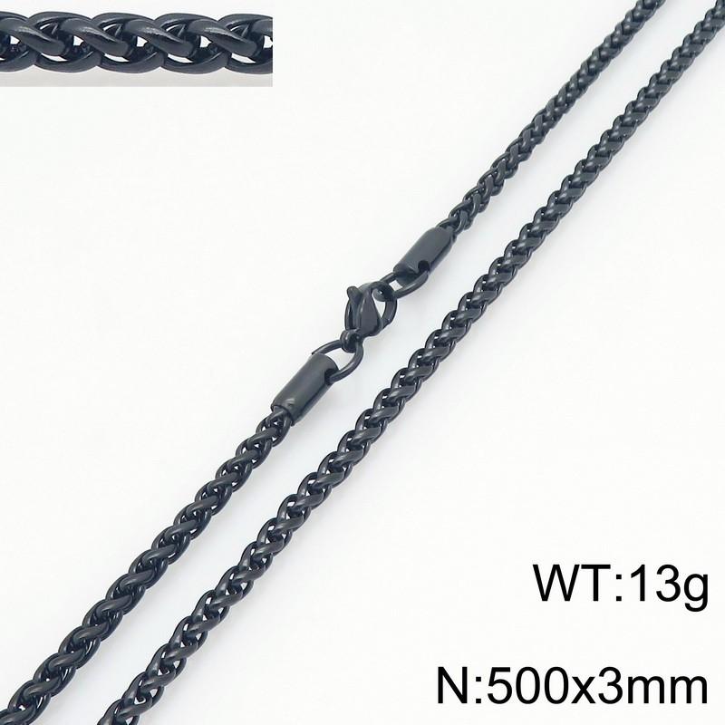2.5/3mm Wide Stainless Steel Keel Chain Necklace for Women Men Trendy Shiny Gold Color Jewelry Delicate Collar Chain Accessories