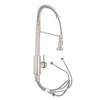 Extendable Kitchen Faucet Universal with Pull Out Sprayer Spring Pull Down 360 Degree Flush