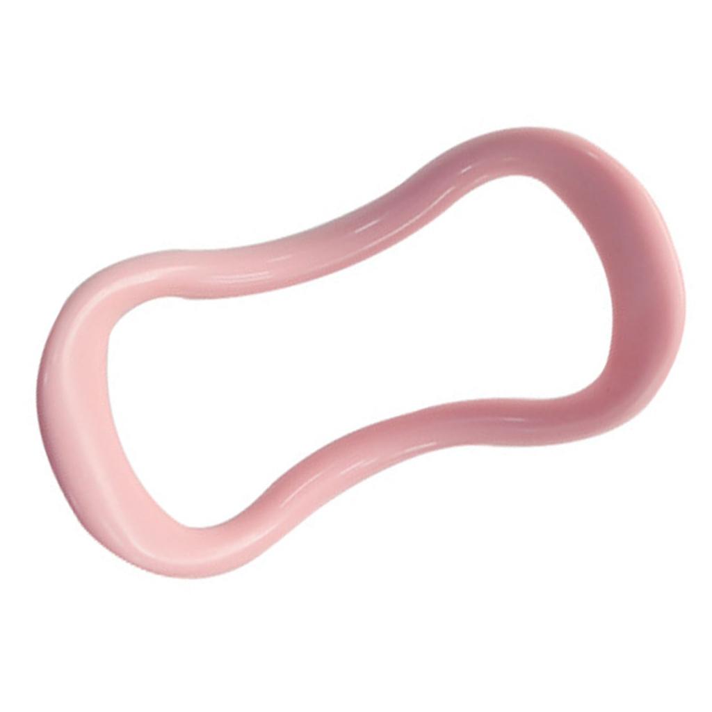Fitness Yoga Ring Environmentally Friendly PP Fitness Circle Curved Equipment for Workout Pink