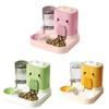 2 In 1 Pet Feeders And Water Dispenser Programmable Timers Spill Resistant Bowls Food Safe Materials