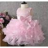 Baby Girl Princess Dress Pearl Infant Toddler Girl Vintage Vestido Party Birthday Ball Gown Baby Clothes