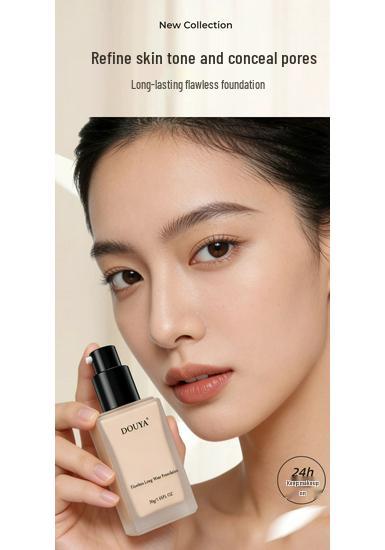 Beauty Salon Professional Flawless Foundation - Long-Lasting, Natural Fit, Oil Control, Resistant to Removal