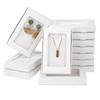 10Pcs Window Folding Paper Box For Kraft Paper Postcard Photo Frame Holiday Greeting Card Candy Biscuit Packing Box