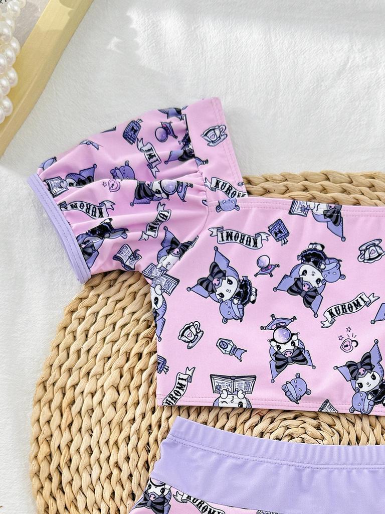 Girls' 2025 Quick-Drying One-Piece Swimsuit for Kids - New Style, Ideal for Hot Springs and Training