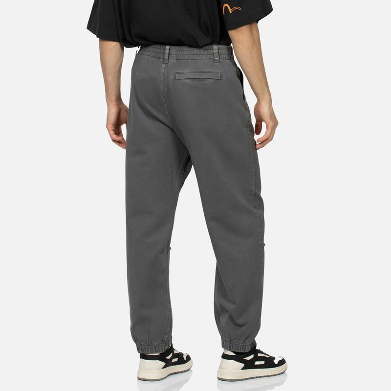 Fukushin Evisu Fabric Splicing Fashion Style Sports Casual Pants Men pants 2ESGNM4SP5237FFCT