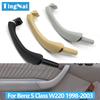 Car Front Rear Left Right Door Inside Grab Pull Handle Cover Trim For Mercedes Benz S Class W220 1998-2003
