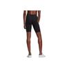adidas Logo Print Striped Casual Shorts Women Bottoms Black GR3866