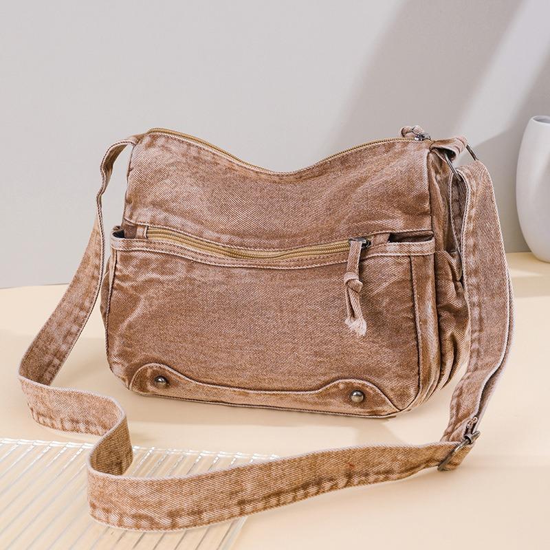 

Женская сумка кроссбоди большой вместимости, многосекционная, легкая, с несколькими карманами хаки