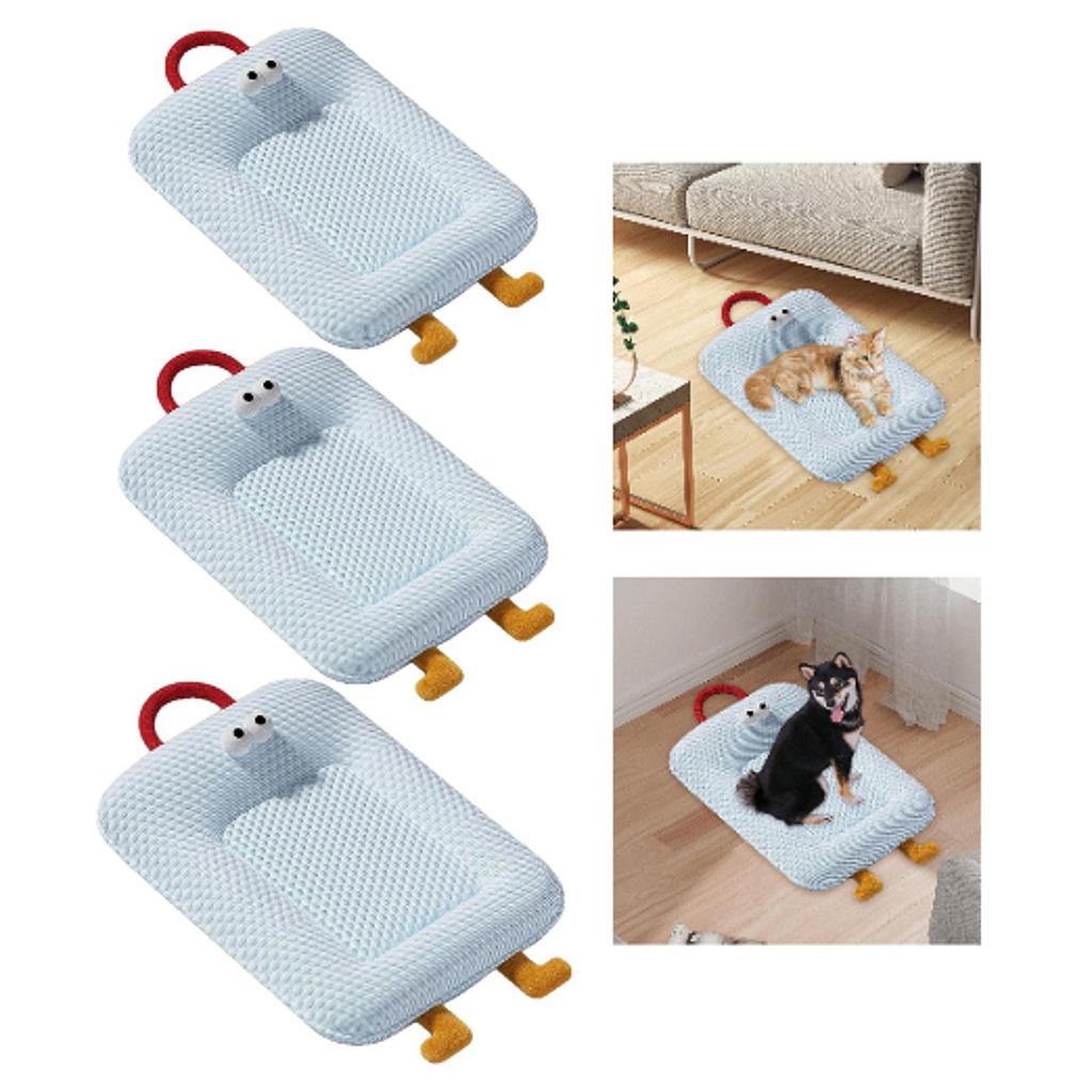 Dog Cooling Mat Pet Cooling Mat Crate Bed Pet Pad Soft Outdoor Portable Floor Lightweight Comfort Portable Summer Blanket