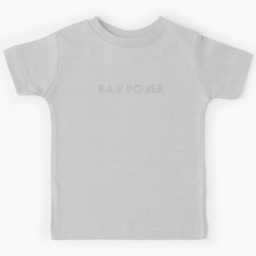 Raw Power, silver Kids T-Shirt 140
