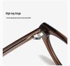 Brown Cat-Eye Acetate Frame with Myopia & Blue Light Prescription Lenses