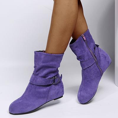 Fashion Autumn Shoes for Women Boots Casual Lightweight Ankle Boots Plus Size Comfortable Soft Bottom Flats Women Short Botas De Mujer