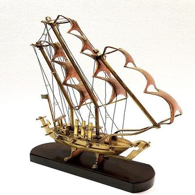 Sjöman Sjöfart Mässing Skepp Pirater Samlarobjekt US Navy Hemmakontor Dekoration