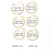 Simple Multi-layer Metal Blade Chain Bracelet Bohemian Fashion Layered Set Bracelet